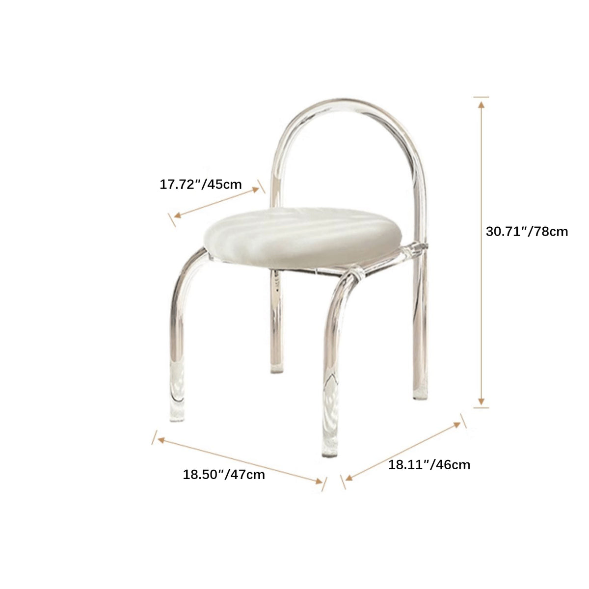 高級MDF素材使用のスタイリッシュ化粧台 - おしゃれなデザインと実用性が一体化 yw-200