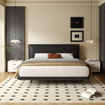 「高級PUレザー&木製ベッド:究極の快適さとスタイリッシュデザイン」 yw-202