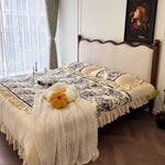 【高級感あふれる】ウォールナット製ベッド|極上の寝心地とデザイン yw-205