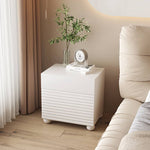 おしゃれナイトテーブル 化粧板&木製 ベッドサイド収納 yw-207