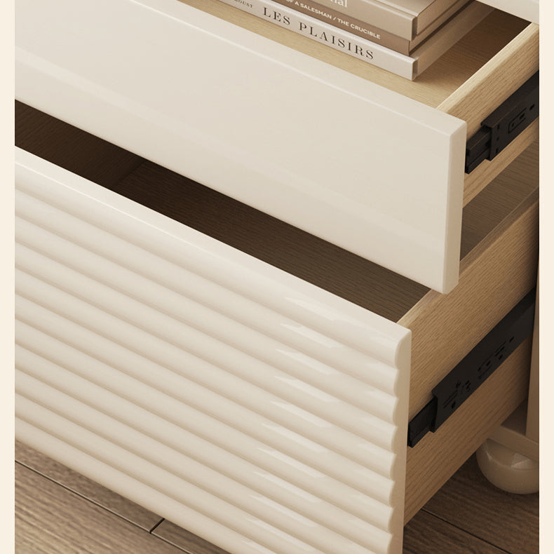 おしゃれナイトテーブル 化粧板&木製 ベッドサイド収納 yw-207