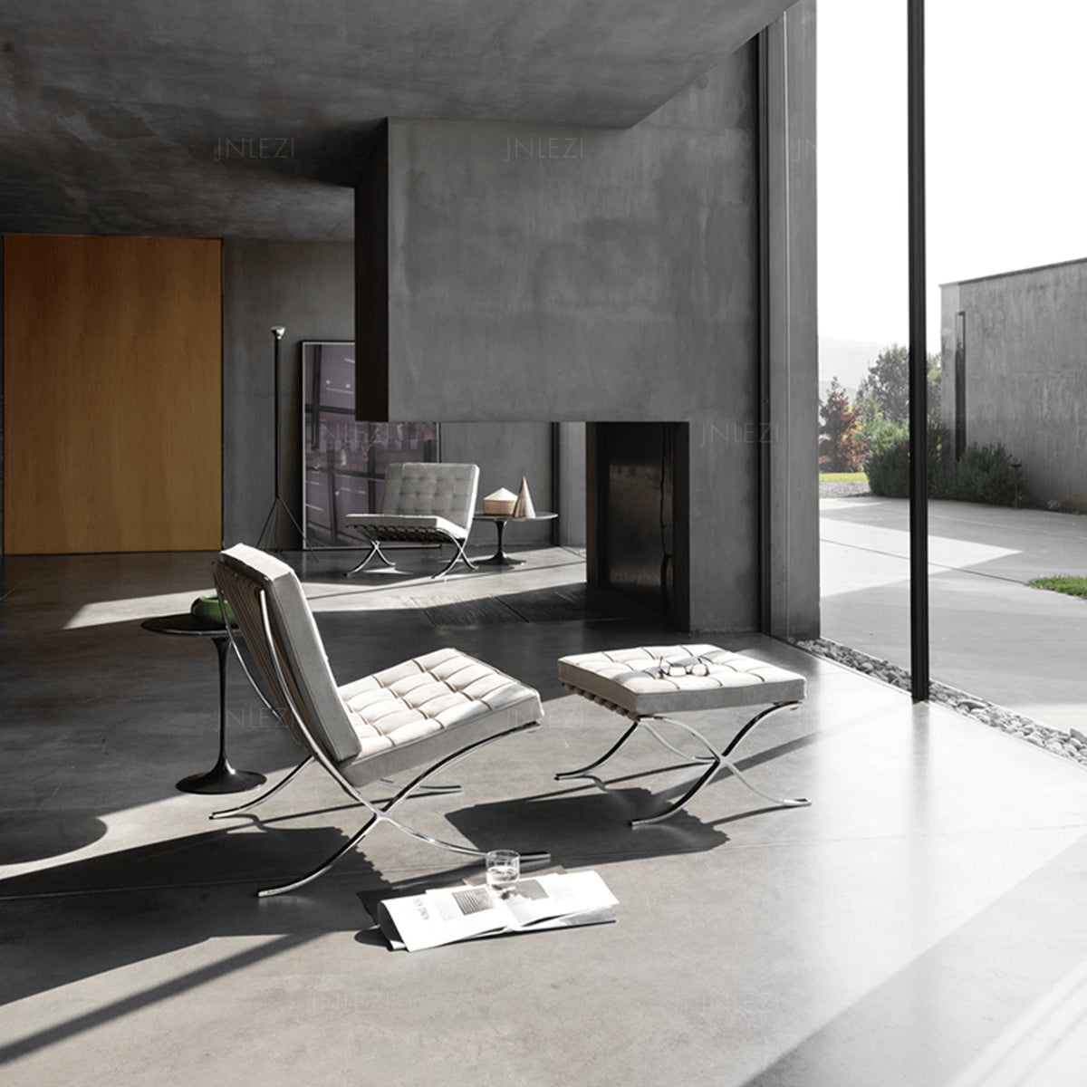 高級PUレザーステンレスチェア | エレガント&快適なデザイン yw-211