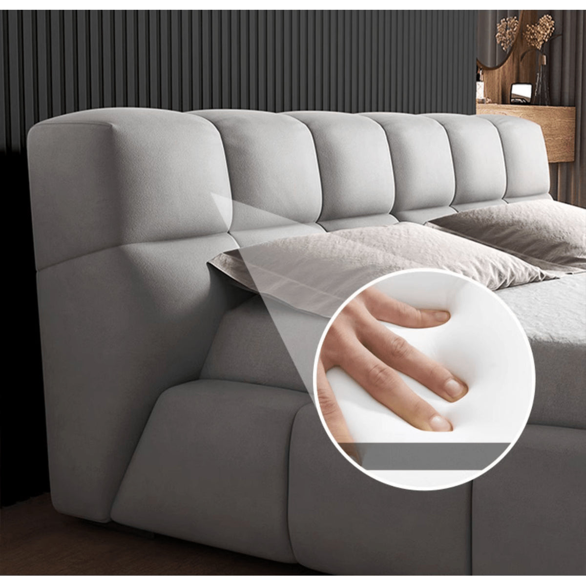 「高級エアレザーベッド|快適な眠りをお約束!耐久性抜群」 yw-215