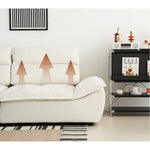 『高級感溢れるソファー - 合皮 フェイクレザー使用、ホワイトグースダウンとパインで極上の座り心地』 yw-217