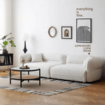 【セール中】ふわふわシープボア使用!北欧風パインソファー yw-219