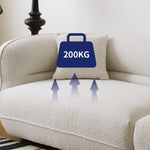 【セール中】ふわふわシープボア使用!北欧風パインソファー yw-219