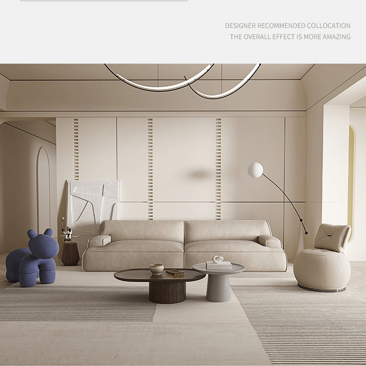 高級感溢れる合皮製フェイクレザーソファーyw-223