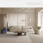 高級感溢れる合皮製フェイクレザーソファーyw-223