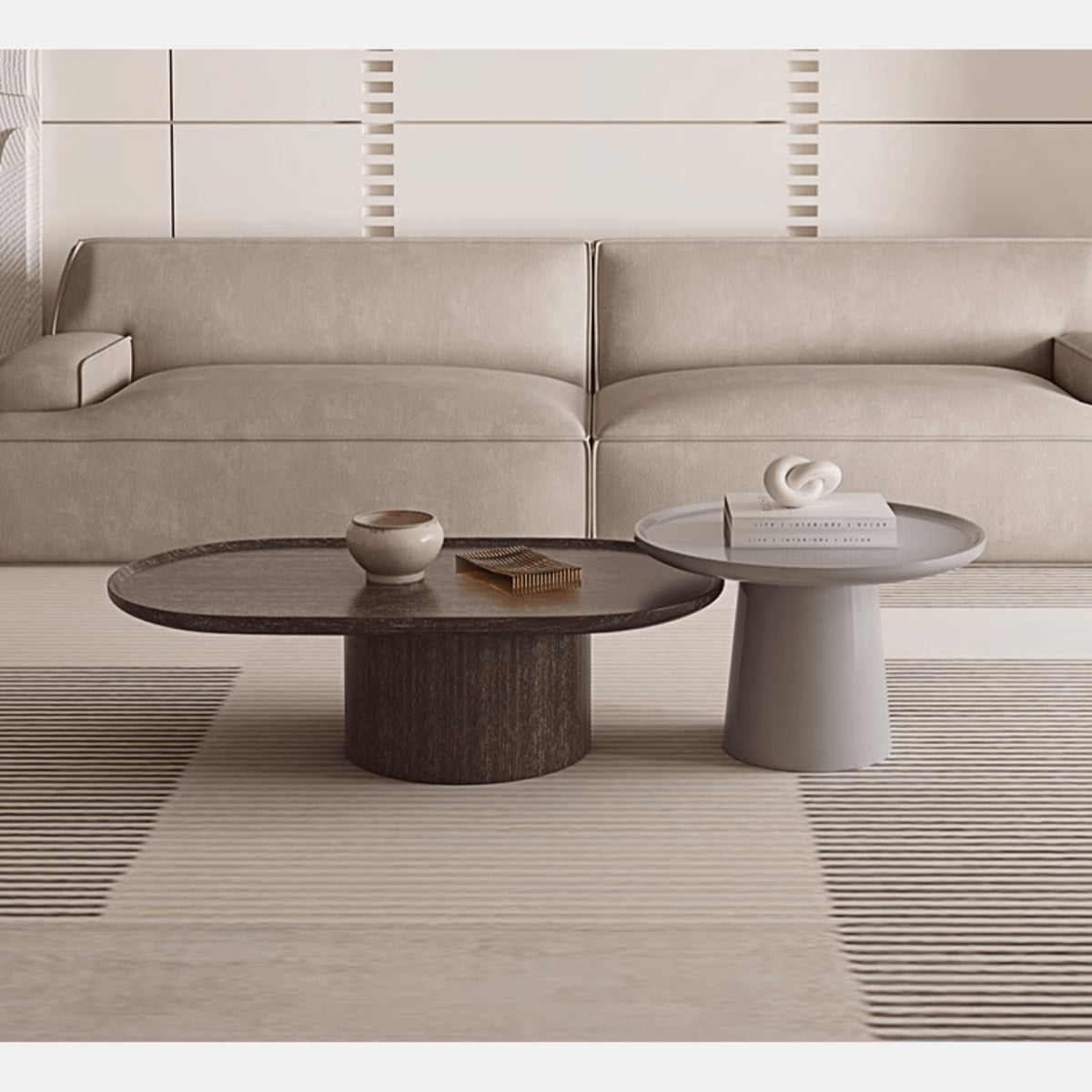 高級感溢れる合皮製フェイクレザーソファーyw-223