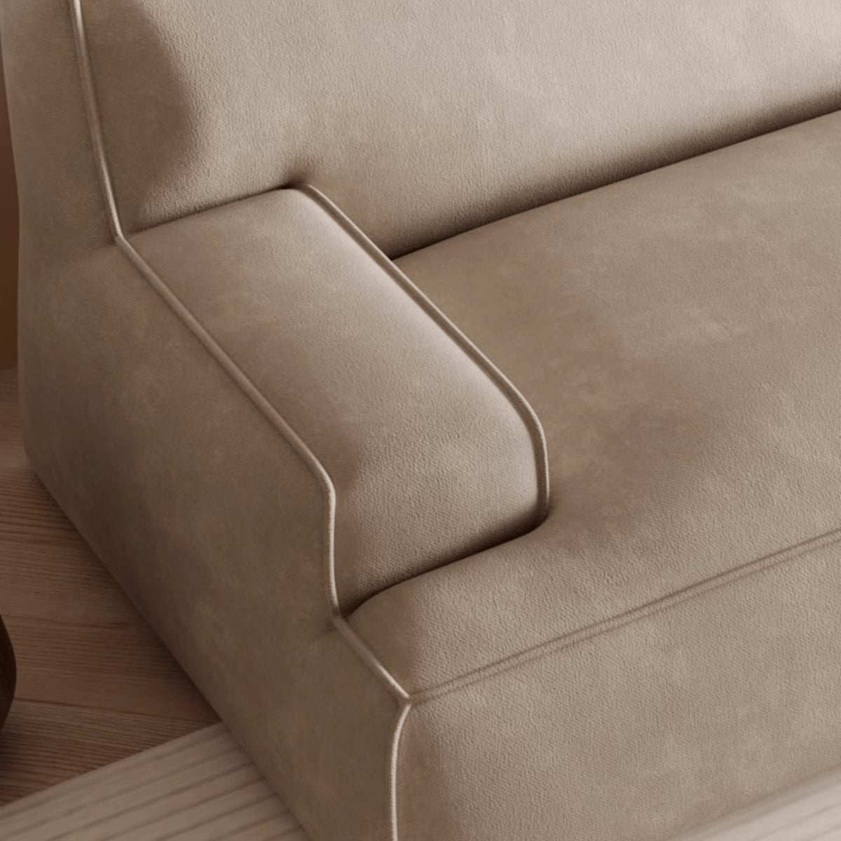 高級感溢れる合皮製フェイクレザーソファーyw-223