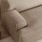 高級感溢れる合皮製フェイクレザーソファーyw-223