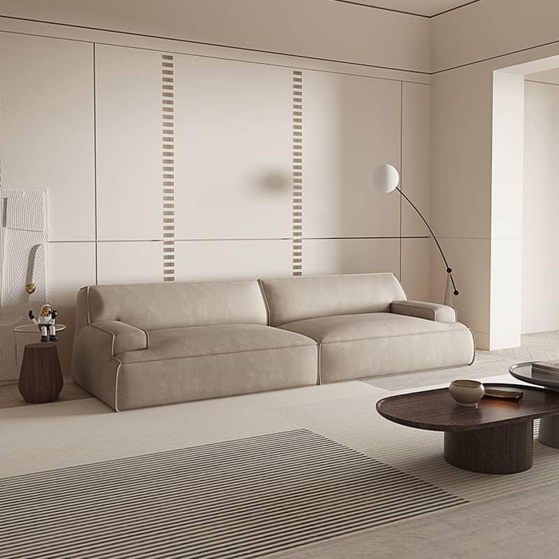 高級感溢れる合皮製フェイクレザーソファーyw-223