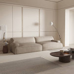 高級感溢れる合皮製フェイクレザーソファーyw-223