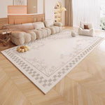 キュートクリーム風 クッキー型 変形ラグ 不規則デザイン ラグマット リビング 寝室 高級感 マット 拭き取り簡単 洗濯不要 zrxz-06