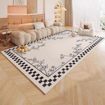 キュートクリーム風 クッキー型 変形ラグ 不規則デザイン ラグマット リビング 寝室 高級感 マット 拭き取り簡単 洗濯不要 zrxz-06