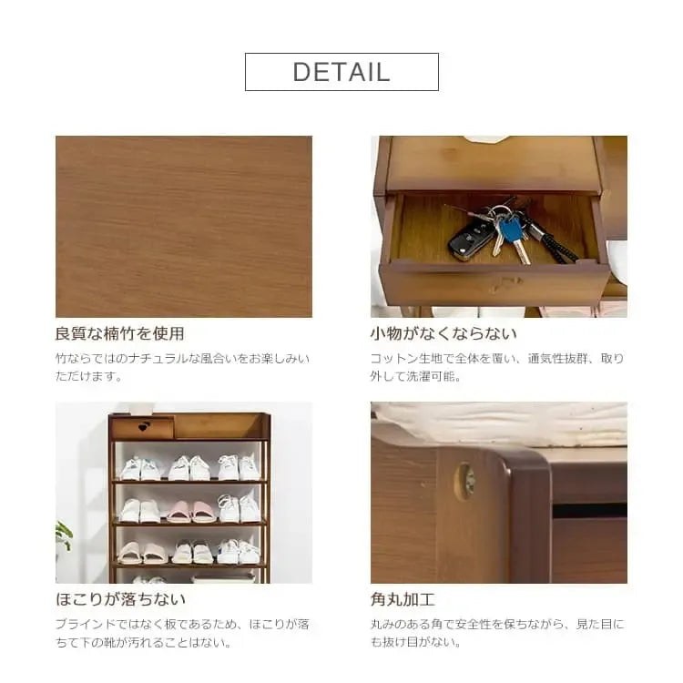ストアーボックス ブラウン 竹 zt-007-JZ