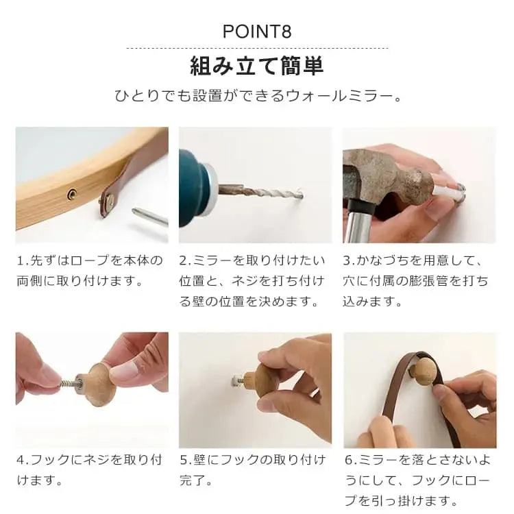 鏡 ナチュラル 竹集成材 ミラー zt-016-zh-groceries