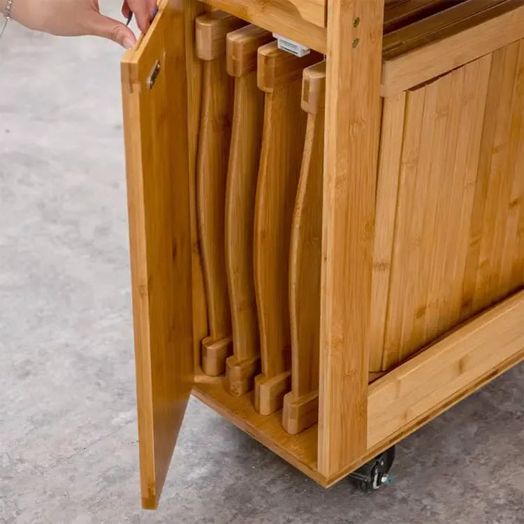 テーブル ナチュラル ライトブラウン 竹 竹製 zt-143