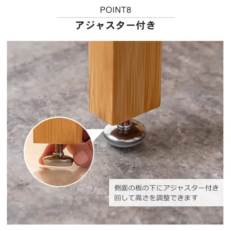 テーブル ナチュラル ライトブラウン 竹 竹製 zt-143