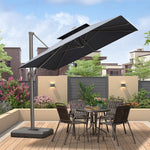 パラソルセット ガーデンパラソル ベース付き パラソルセット アルミ製 チルト機能 日よけ 日傘 アウトドア おしゃれ zy-022