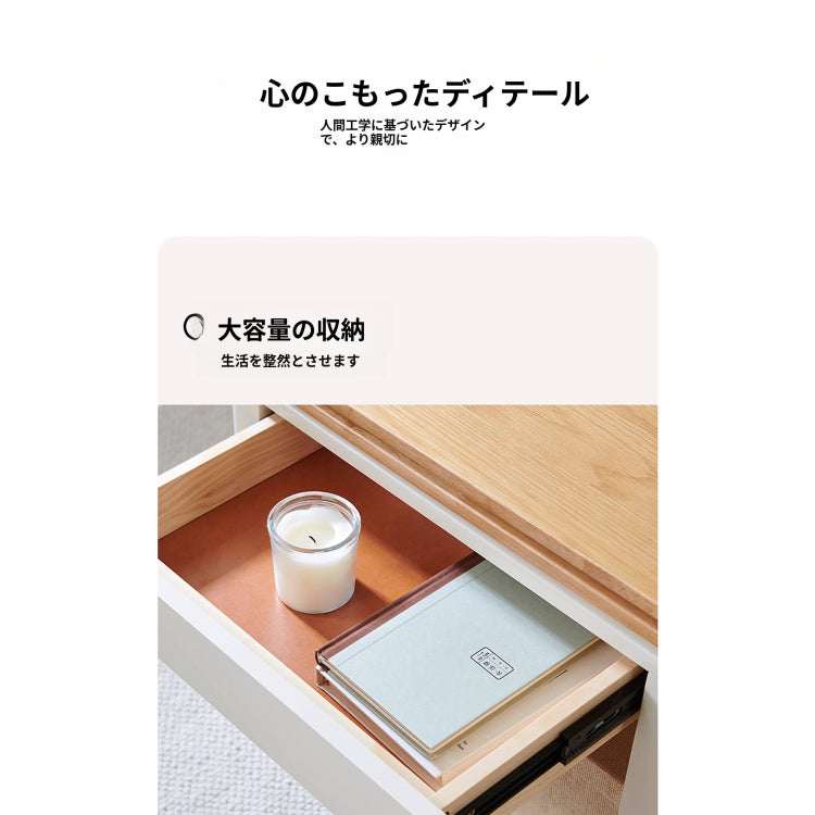 折りたたみ式 サイドテーブル ワゴン|キャスター付き ナチュラルウッド調 ソファ横 テーブル リビング用 天板が回転します zz-0209-life