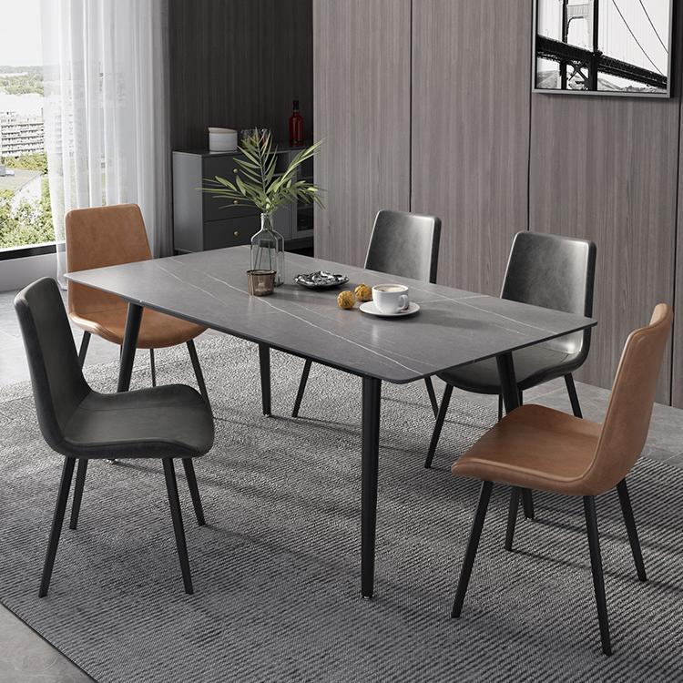 テーブル 艶消し 艶あり セラミック 炭素鋼フレーム oljj-001-table