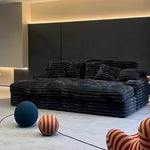 真空圧縮 ソファベッド 布製 深座面 ストレートソファ＋シェーズロング カバー洗濯可 リビング用 jj-1229-13