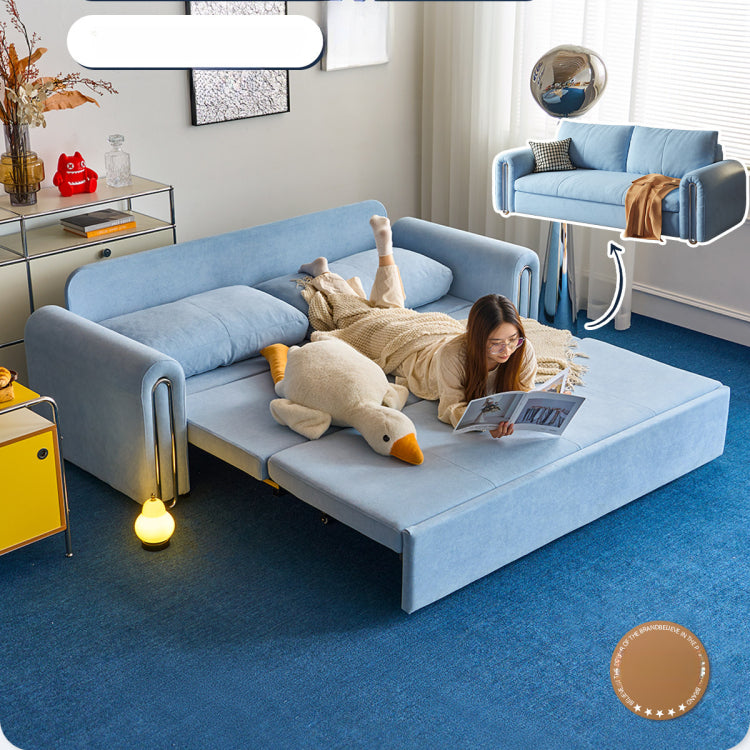 ソファベッド 布製 バウハウスデザイン スライド式 160cm?220cm ワイド対応 リビング用 モダン 高級感 mgj-1162