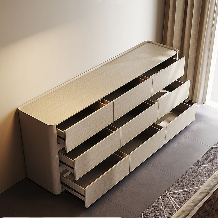 スタイリッシュな多層板キャビネット - セラミック＆合成皮革仕上げのモダン収納家具 fhx-4580