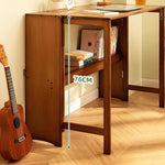 折りたたみ書桌 無垢材デスク 天然木 コンパクト 実木製 省スペース 在宅ワーク 学習机 ナチュラル G3-7224