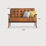 アッシュ材&合成皮革 高級ソファー - おしゃれで快適なリビングの主役 fcp-1304