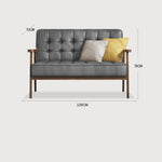 アッシュ材&合成皮革 高級ソファー - おしゃれで快適なリビングの主役 fcp-1304