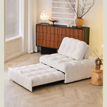 ふんわりクッション 折りたたみソファベッド 1人掛け リビング用 伸縮タイプ リラックス系 コンパクトソファ fms-1844-02