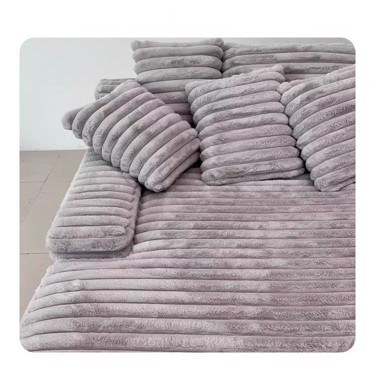 真空圧縮 ソファベッド 布製 深座面 ストレートソファ＋シェーズロング カバー洗濯可 リビング用 jj-1229-13