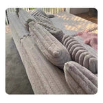 真空圧縮 ソファベッド 布製 深座面 ストレートソファ＋シェーズロング カバー洗濯可 リビング用 jj-1229-13