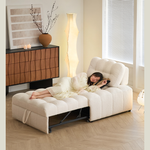 ふんわりクッション 折りたたみソファベッド 1人掛け リビング用 伸縮タイプ リラックス系 コンパクトソファ fms-1844-02