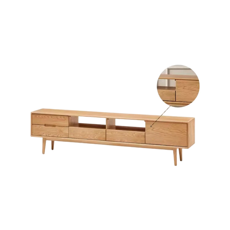 テレビ台 ナチュラル ブラウン オーク材 キリ材 ysys-f8081-tvstand