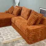 真空圧縮 太畝コーデュロイ ソファ 純ウレタンフォーム使用 布製 リビング用 くつろぎ系 ローソファ／怠け者ソファ dhyssf-1229-7