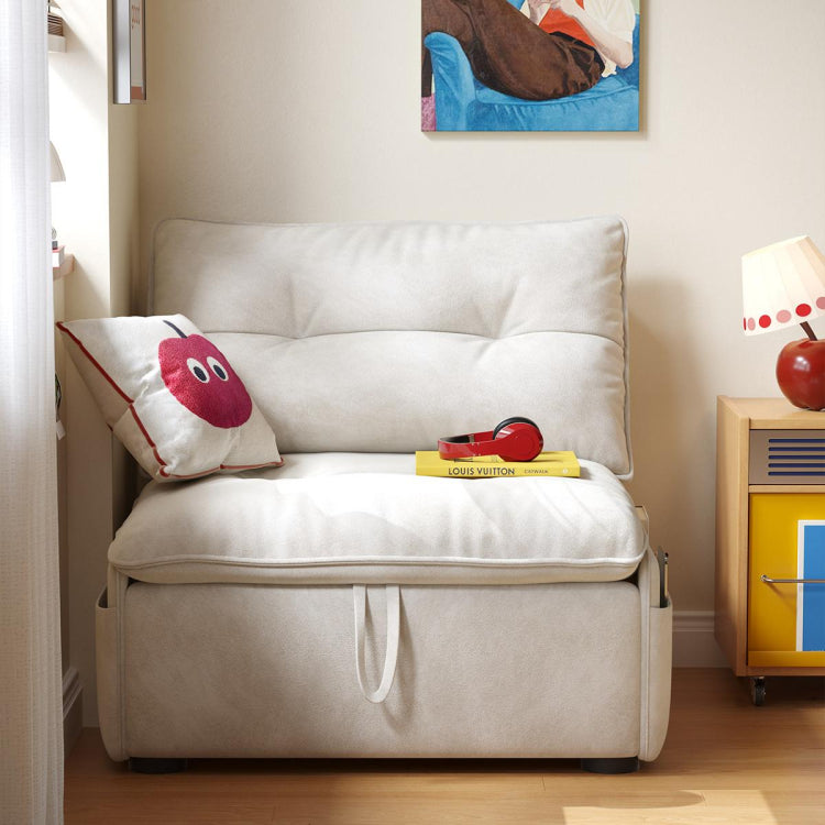 背もたれ角度調節ソファベッド 1人掛け・2人掛け対応 コンパクト設計 リクライニング機能付き モダンデザイン hemw-1109