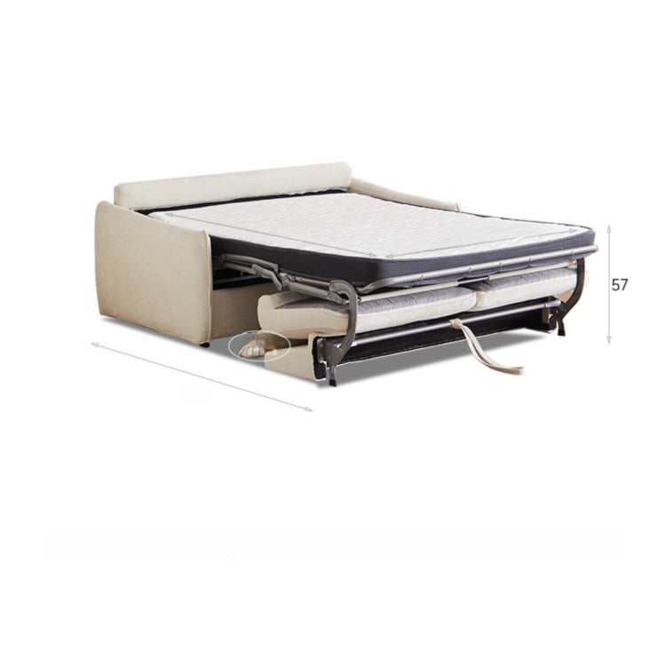 ソファベッド 布製 折りたたみ式 リクライニング対応 幅123～192cm コンパクト 2人掛け ベッド兼用 ファブリック 北欧 シンプル おしゃれ ddw-1154