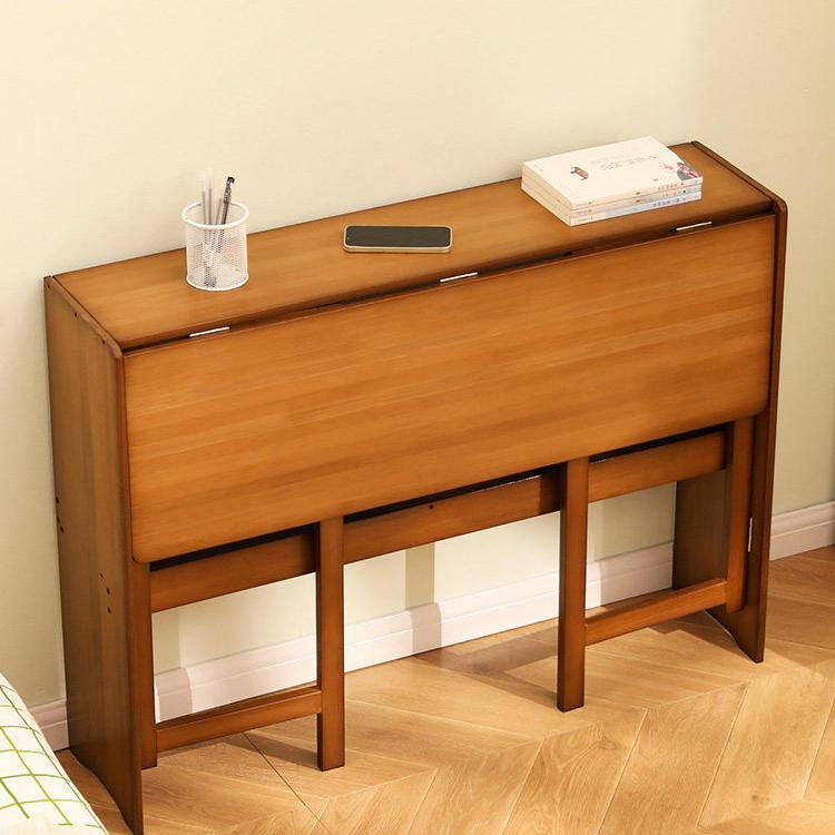 折りたたみ書桌 無垢材デスク 天然木 コンパクト 実木製 省スペース 在宅ワーク 学習机 ナチュラル G3-7224