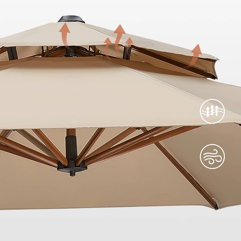 パラソル ガーデンパラソル 2層式 ベースセット スタンドタイプ 日よけ 大型 パラソル テラス アウトドア用品zy-55