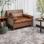 レトロ風 実木ソファベッド 伸縮式 オイルレザー調 収納付き 幅114～194cm 1人掛け～2人掛け コンパクト ソファベッド g4-7277