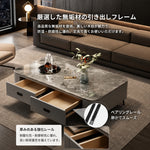 ラグジュアリーガラスリビングコーヒーテーブル モダンシンプル hsq-3497
