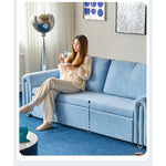 ソファベッド 布製 バウハウスデザイン スライド式 160cm?220cm ワイド対応 リビング用 モダン 高級感 mgj-1162