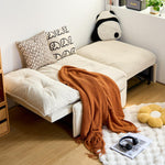 背もたれ角度調節ソファベッド 1人掛け・2人掛け対応 コンパクト設計 リクライニング機能付き モダンデザイン hemw-1109