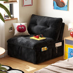 背もたれ角度調節ソファベッド 1人掛け・2人掛け対応 コンパクト設計 リクライニング機能付き モダンデザイン hemw-1109