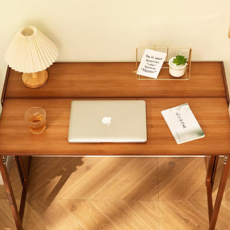 折りたたみ書桌 無垢材デスク 天然木 コンパクト 実木製 省スペース 在宅ワーク 学習机 ナチュラル G3-7224