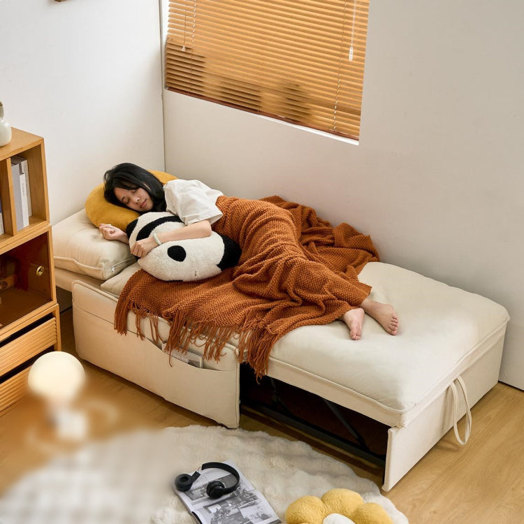 背もたれ角度調節ソファベッド 1人掛け・2人掛け対応 コンパクト設計 リクライニング機能付き モダンデザイン hemw-1109