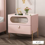 ナイトテーブル ライトブルー ピンク ライトグレー カーキ ライトブラウン ブルー グリーン ベージュ ピンク＋ベージュ オレンジ＋ベージュ セラミック スチール yk-10-nighttable